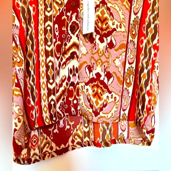 NWT Cupcakes and Cashmere blouse- XS - Picture 3 of 5